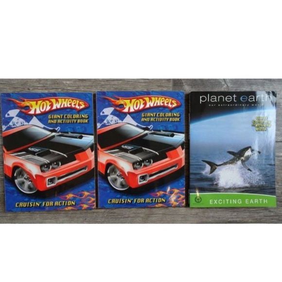 New 3 pack Coloring & Activity Book - 2 Hot Wheels - Picture 1 of 5